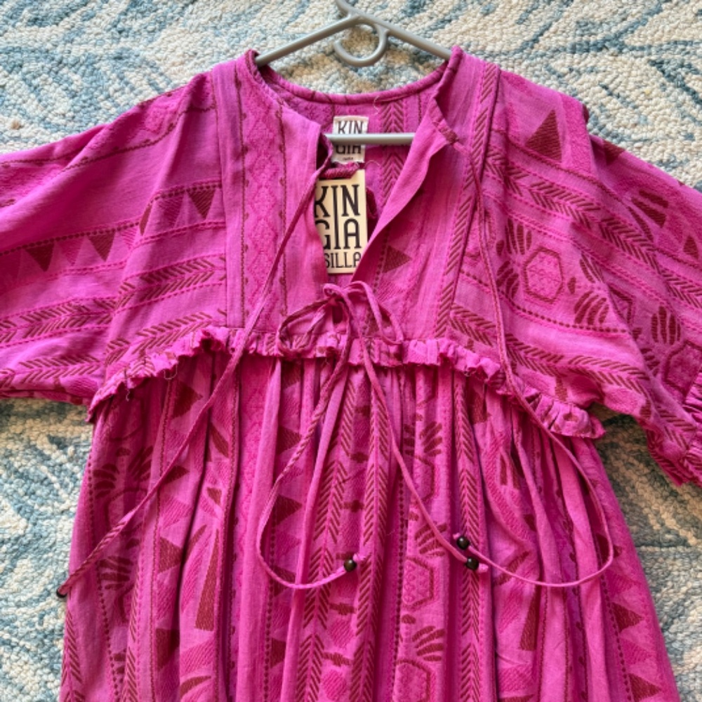 KINGA CSILLA TUCAN MAXI DRESS NEW WITH TAGS, AUS SIZE 12 - Picture 5 of 6